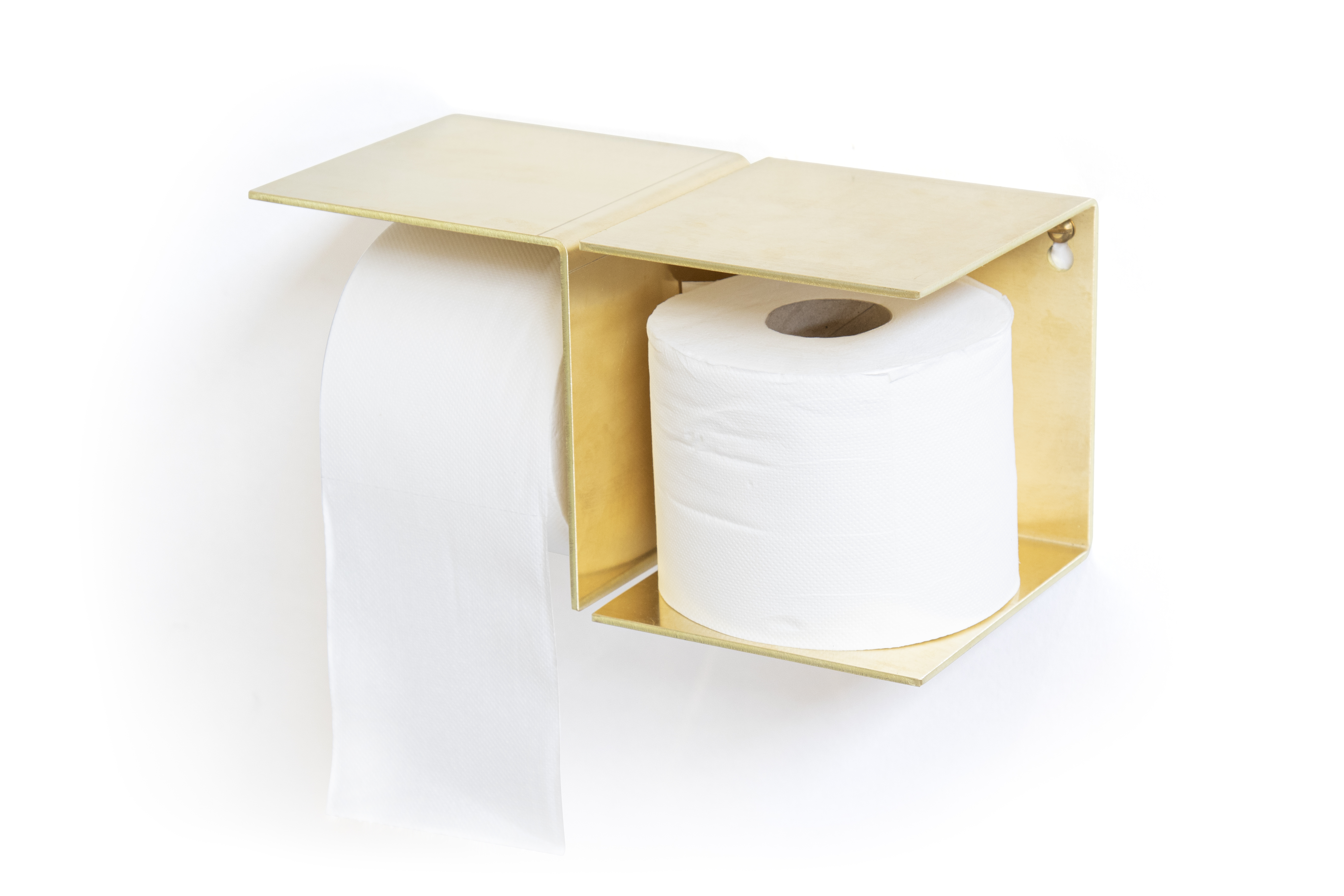 Toestemming Dicteren vrijdag Toilet papier houder- horizontaal - Webshop Piet Hein Eek
