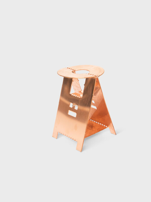 Folding candle holder