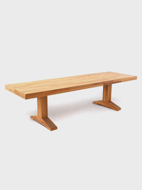 Kantinetafel in eiken